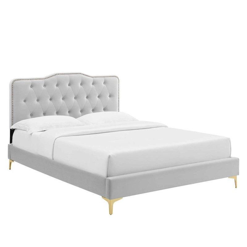 Letto matrimoniale in velluto trapuntato blu navy/verde acqua/antracite/bianco/rosa antico/rosa/menta/grigio chiaro, singolo