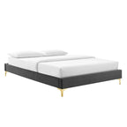 Letto matrimoniale in velluto trapuntato blu navy/verde acqua/antracite/bianco/rosa antico/rosa/menta/grigio chiaro, singolo