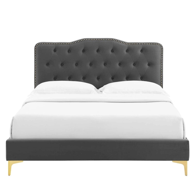 Letto matrimoniale in velluto trapuntato blu navy/verde acqua/antracite/bianco/rosa antico/rosa/menta/grigio chiaro, singolo