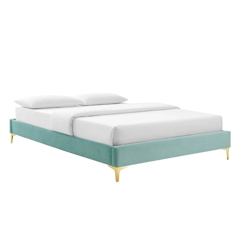 Letto matrimoniale in velluto trapuntato blu navy/verde acqua/antracite/bianco/rosa antico/rosa/menta/grigio chiaro, singolo