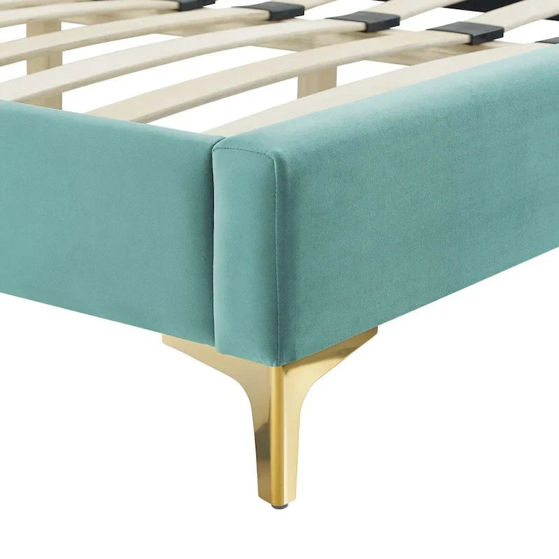 Letto matrimoniale in velluto trapuntato blu navy/verde acqua/antracite/bianco/rosa antico/rosa/menta/grigio chiaro, singolo