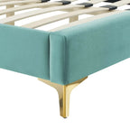 Letto matrimoniale in velluto trapuntato blu navy/verde acqua/antracite/bianco/rosa antico/rosa/menta/grigio chiaro, singolo