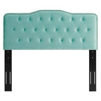 Letto matrimoniale in velluto trapuntato blu navy/verde acqua/antracite/bianco/rosa antico/rosa/menta/grigio chiaro, singolo