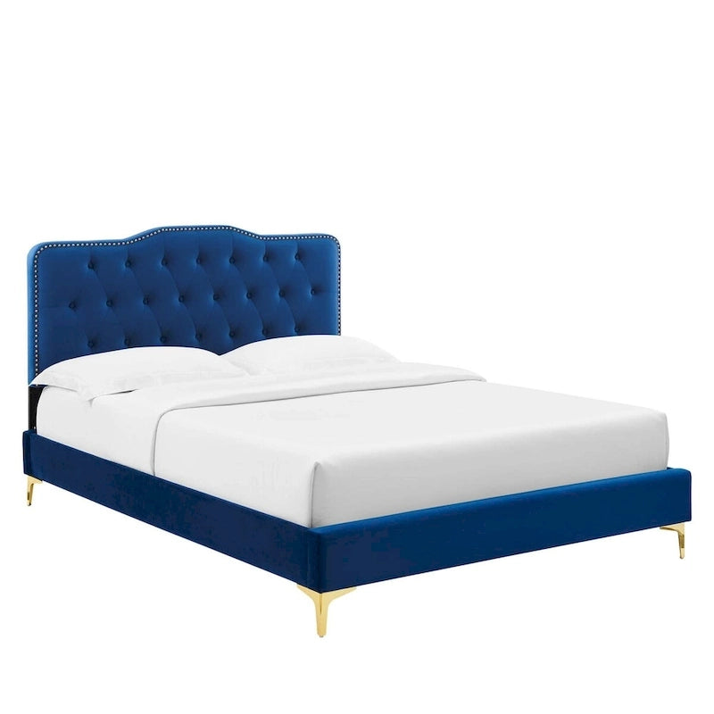 Letto matrimoniale in velluto trapuntato blu navy/verde acqua/antracite/bianco/rosa antico/rosa/menta/grigio chiaro, singolo