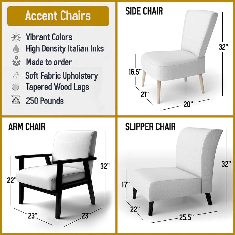 Poltrona d'Appoggio Imbottita Astratta Marrone e Beige, Stile Moderno, 1 Posto a Sedere