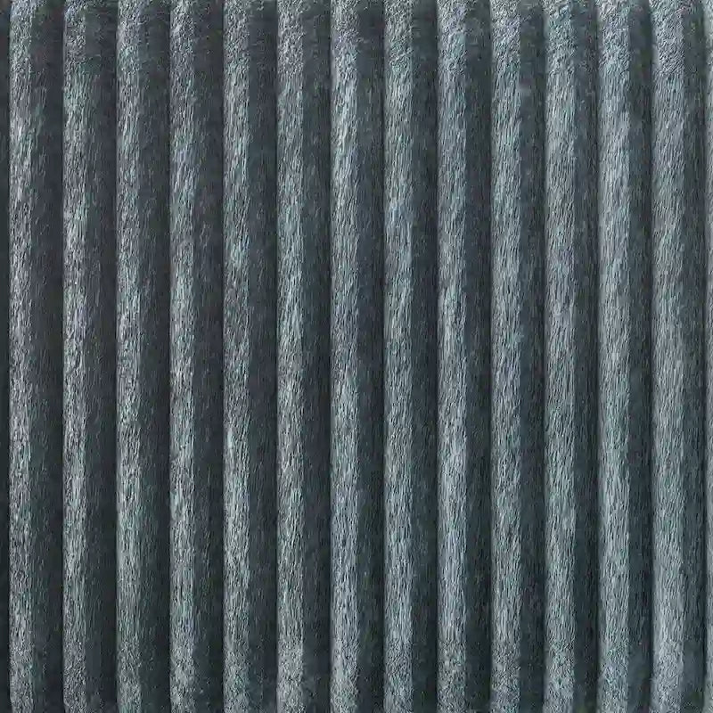 Divanetto due posti rivestito in velluto a coste – Grigio / Champagne / Marrone / Azzurro / Nero / Rosso