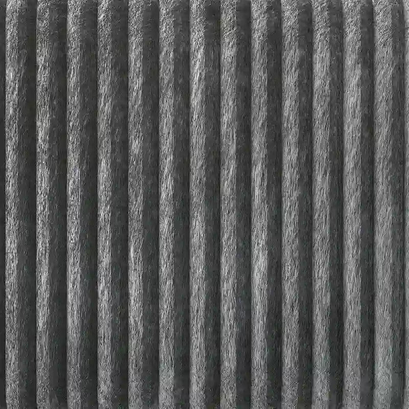 Divanetto due posti rivestito in velluto a coste – Grigio / Champagne / Marrone / Azzurro / Nero / Rosso