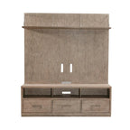 Mobile TV a 2 ante color beige brunito, stile contemporaneo