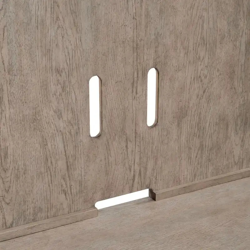 Mobile TV a 2 ante color beige brunito, stile contemporaneo