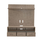 Mobile TV a 2 ante color beige brunito, stile contemporaneo