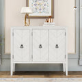 Madia a 3 ante in Bianco / Marrone / Blu / Grigio, stile vintage, montaggio a 1 persona