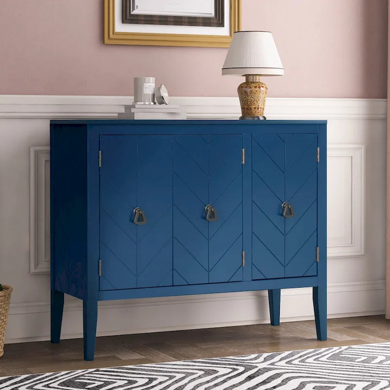 37  Vintage Style Kitchen Accent Buffet Sideboard Cabinet