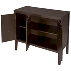 Madia a 3 ante in Bianco / Marrone / Blu / Grigio, stile vintage, montaggio a 1 persona