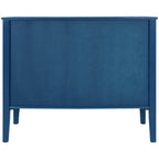 Madia a 3 ante in Bianco / Marrone / Blu / Grigio, stile vintage, montaggio a 1 persona