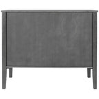 Madia a 3 ante in Bianco / Marrone / Blu / Grigio, stile vintage, montaggio a 1 persona