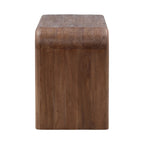 Scrivania con piano colore marrone medio, larghezza 140 cm, singola, stile minimalista