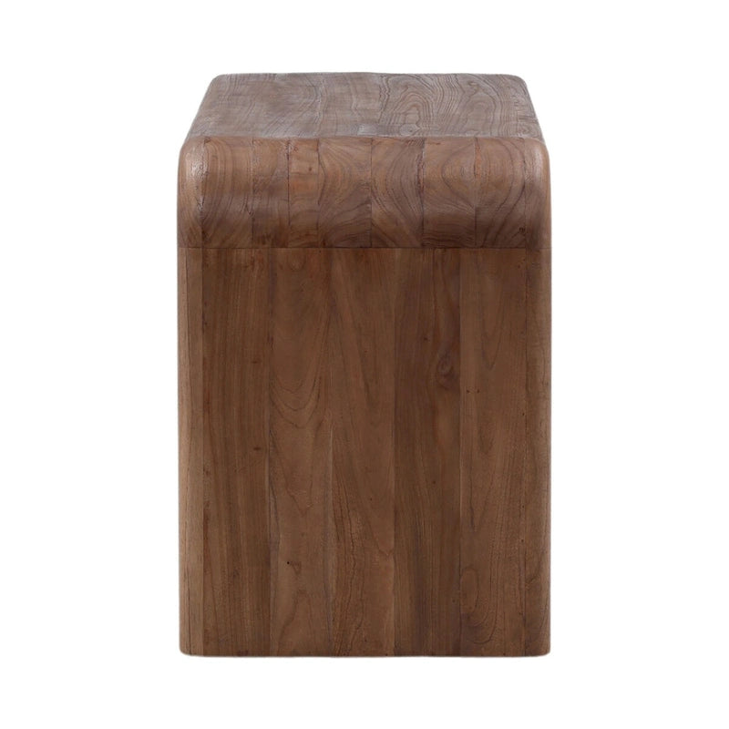 Scrivania con piano colore marrone medio, larghezza 140 cm, singola, stile minimalista