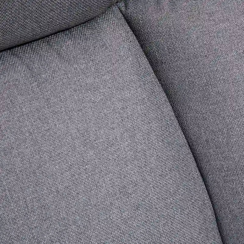 Sedia da ufficio alta con schienale in lino grigio chiaro, 1 persona, capacità 220 kg