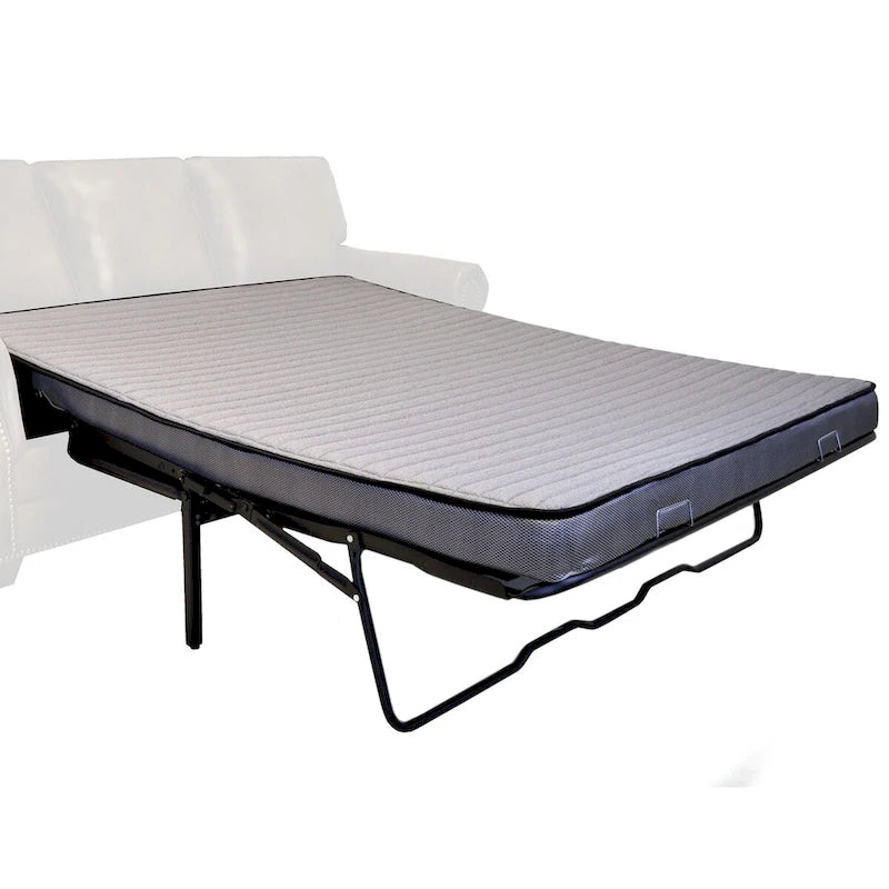 Divano Letto Marrone in Tessuto Scamosciato & Set 2 Poltrone, 3 Posti