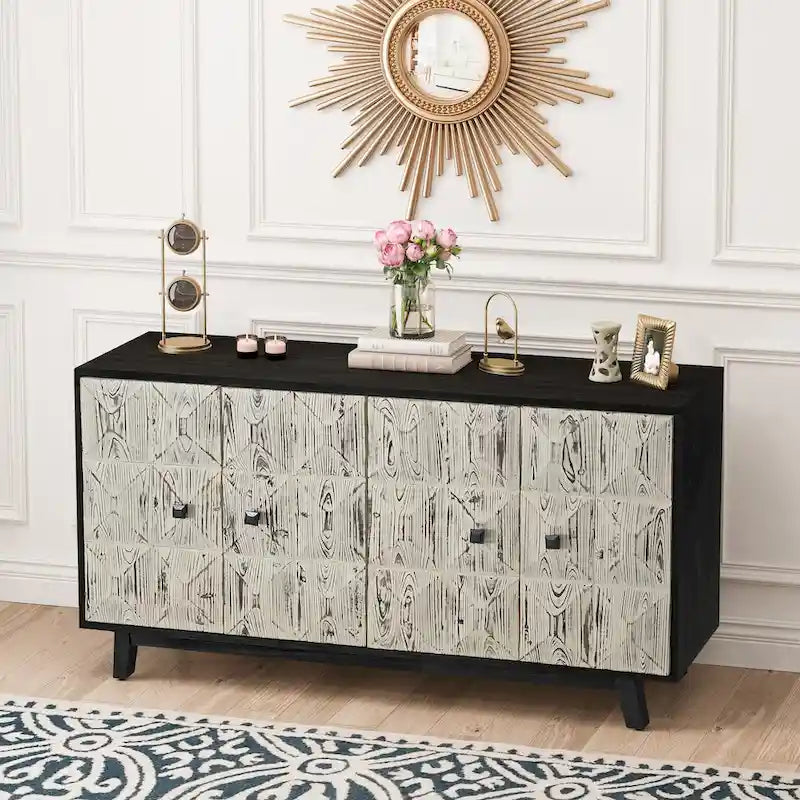 59.84  4 Doors Vintage Sideboard