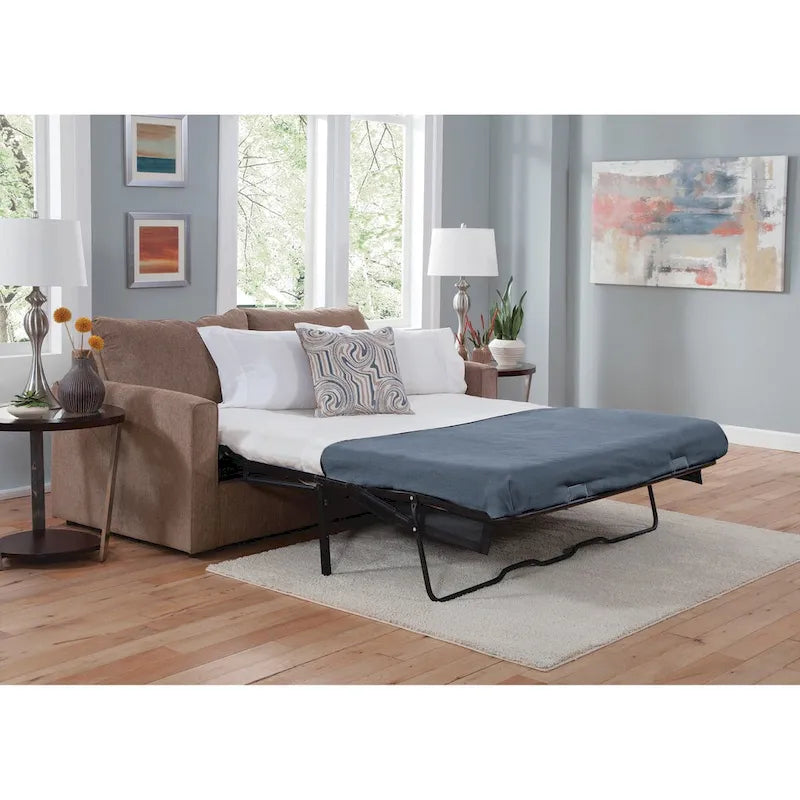 American Furniture Classics Delilah Model 8-040M-A441V2 Sleeper Sofa with 2 Throw Pillows